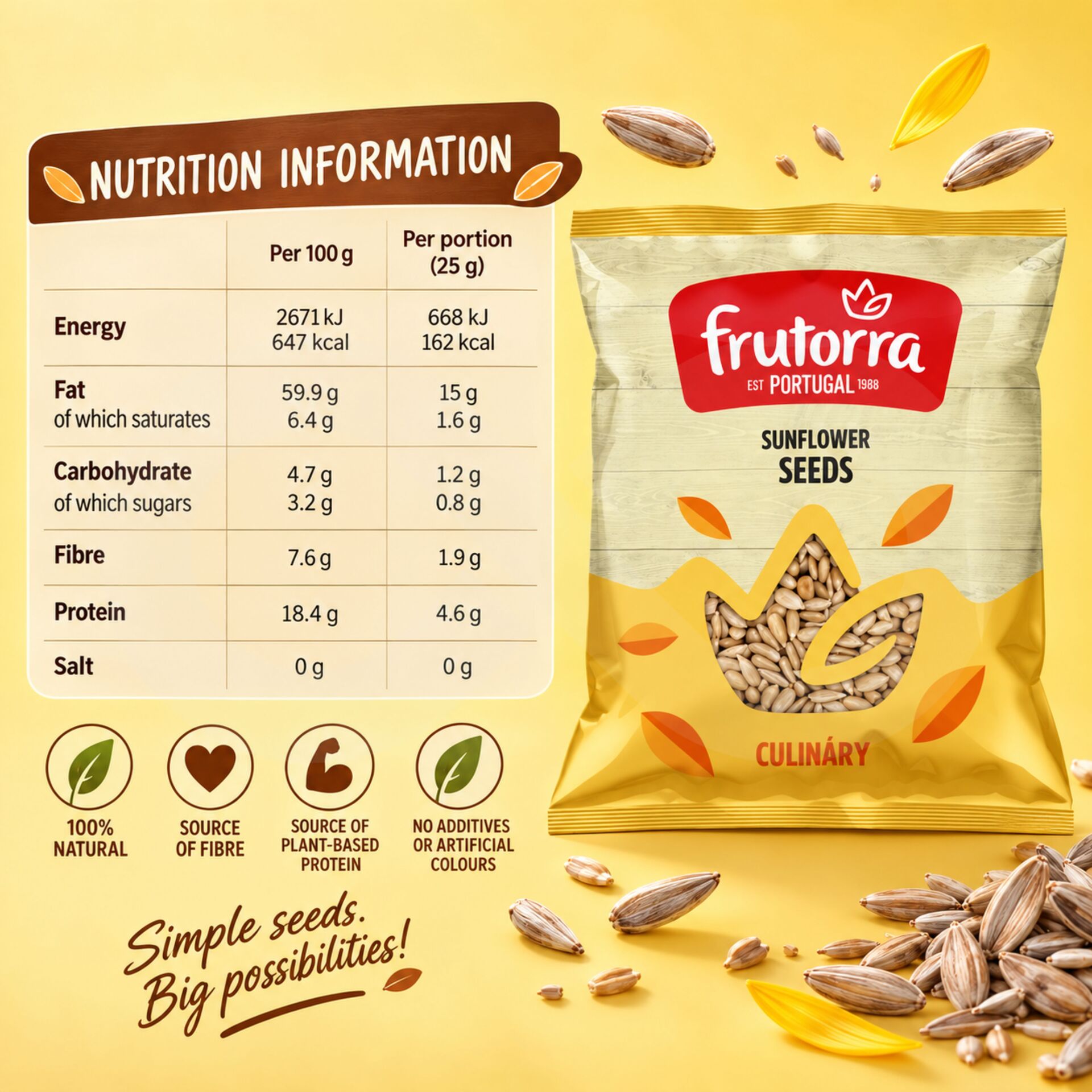 FRUTORRAź Sunflower Seeds 150gr