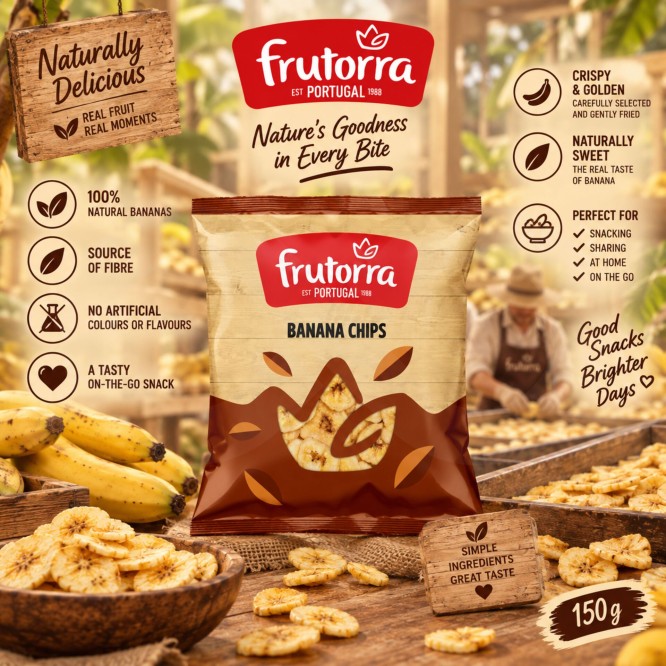 FRUTORRA® Banana Chips 150gr