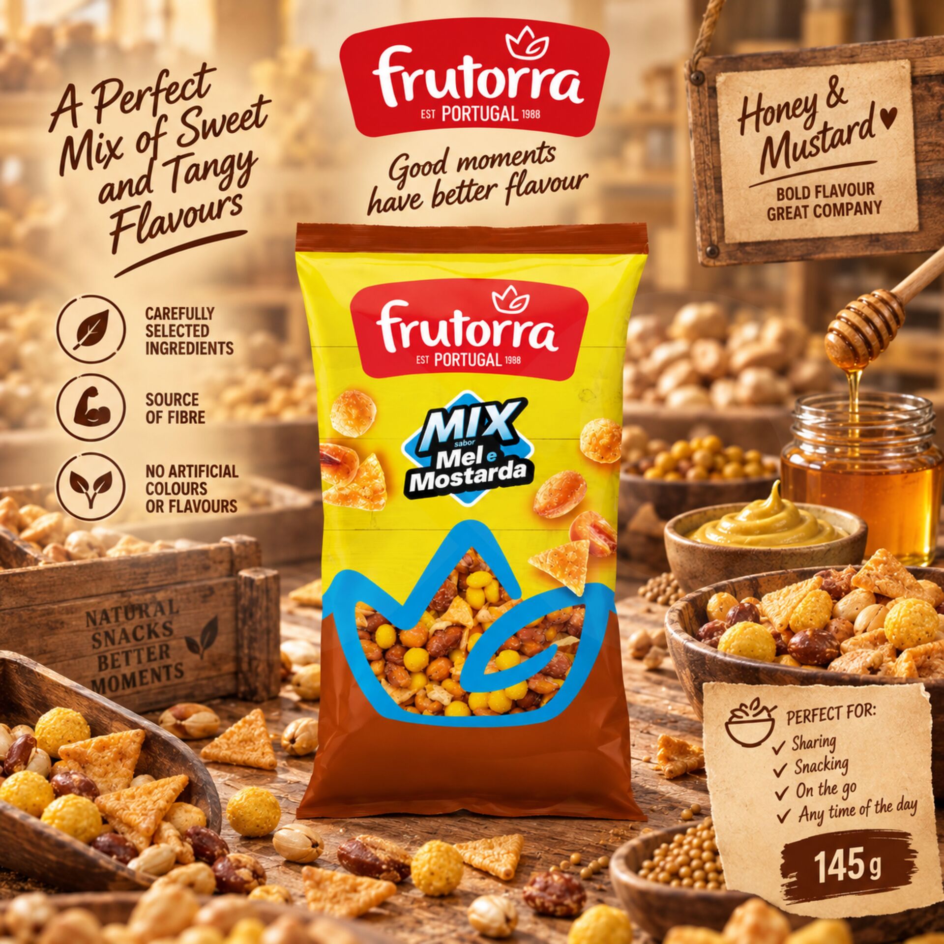 FRUTORRA® Mix Mel & Mostarda 145gr