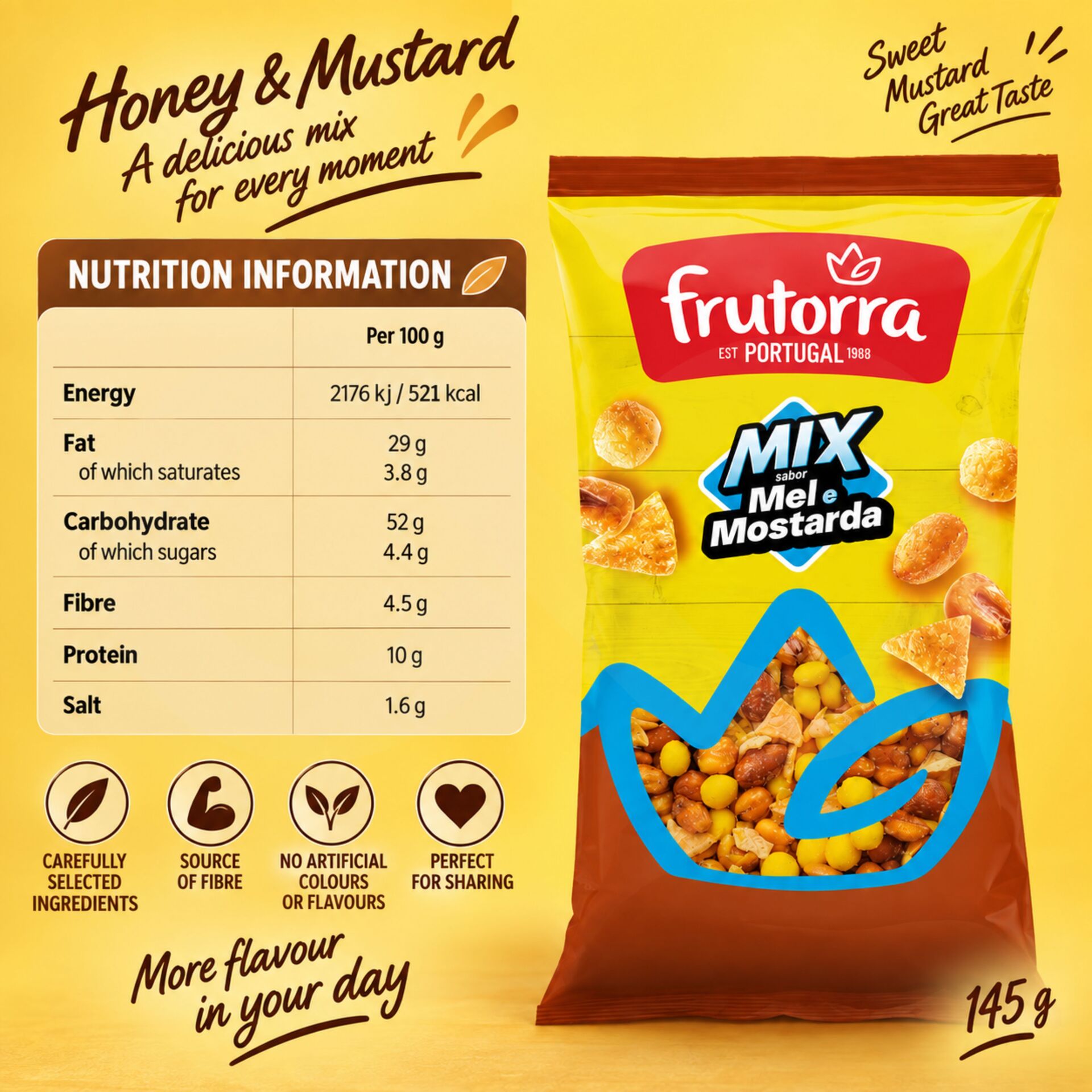 FRUTORRA® Mix Mel & Mostarda 145gr