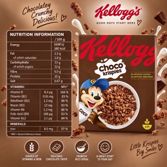 KELLOGGS� Platki Choco Krispies 330gr
