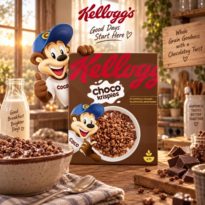 KELLOGGS� Platki Choco Krispies 330gr