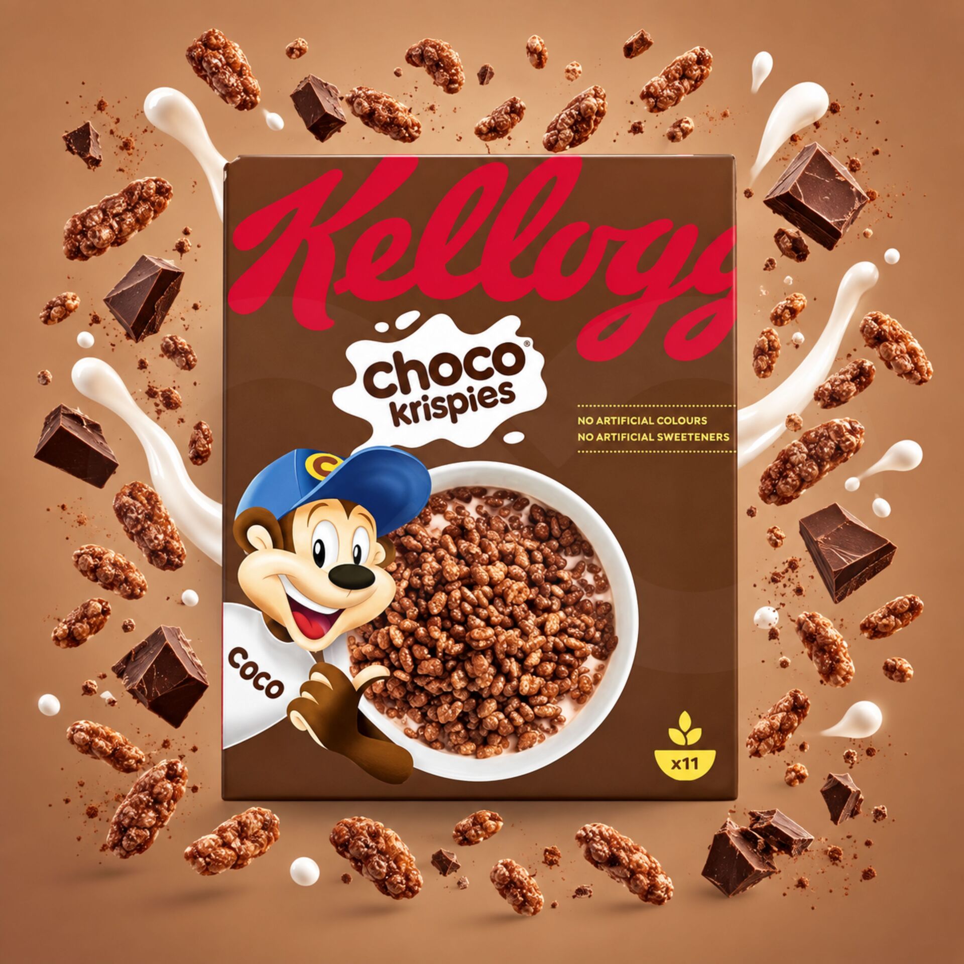 KELLOGGS® Platki Choco Krispies 330gr