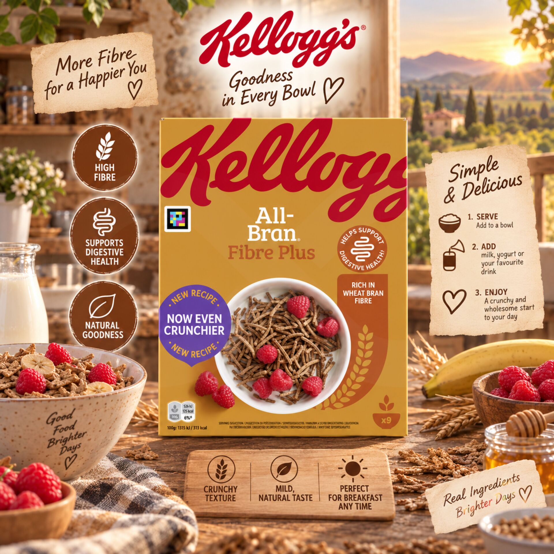 KELLOGGS® Cereali All-Bran 375gr