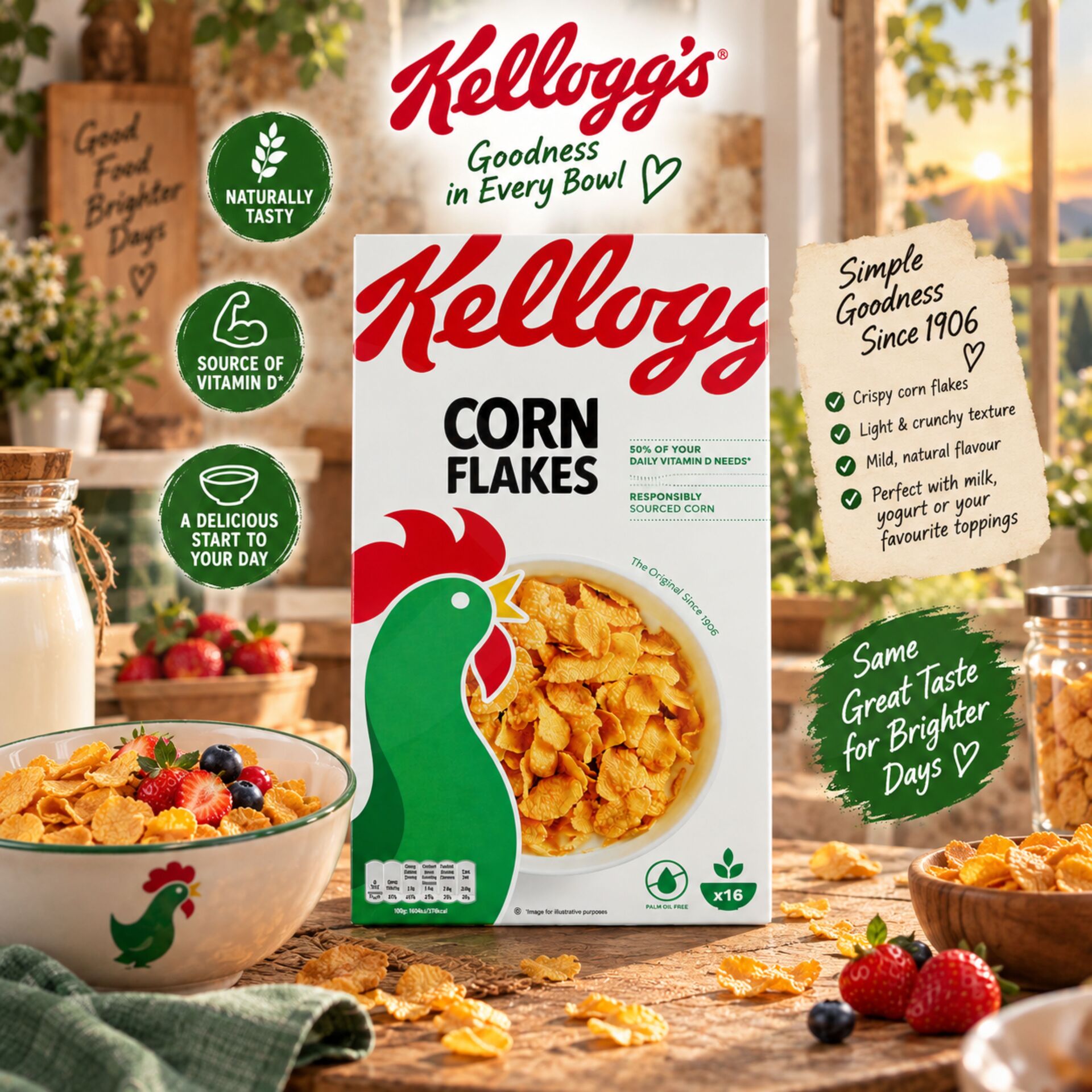 KELLOGG'S® Corn Flakes Original 500gr