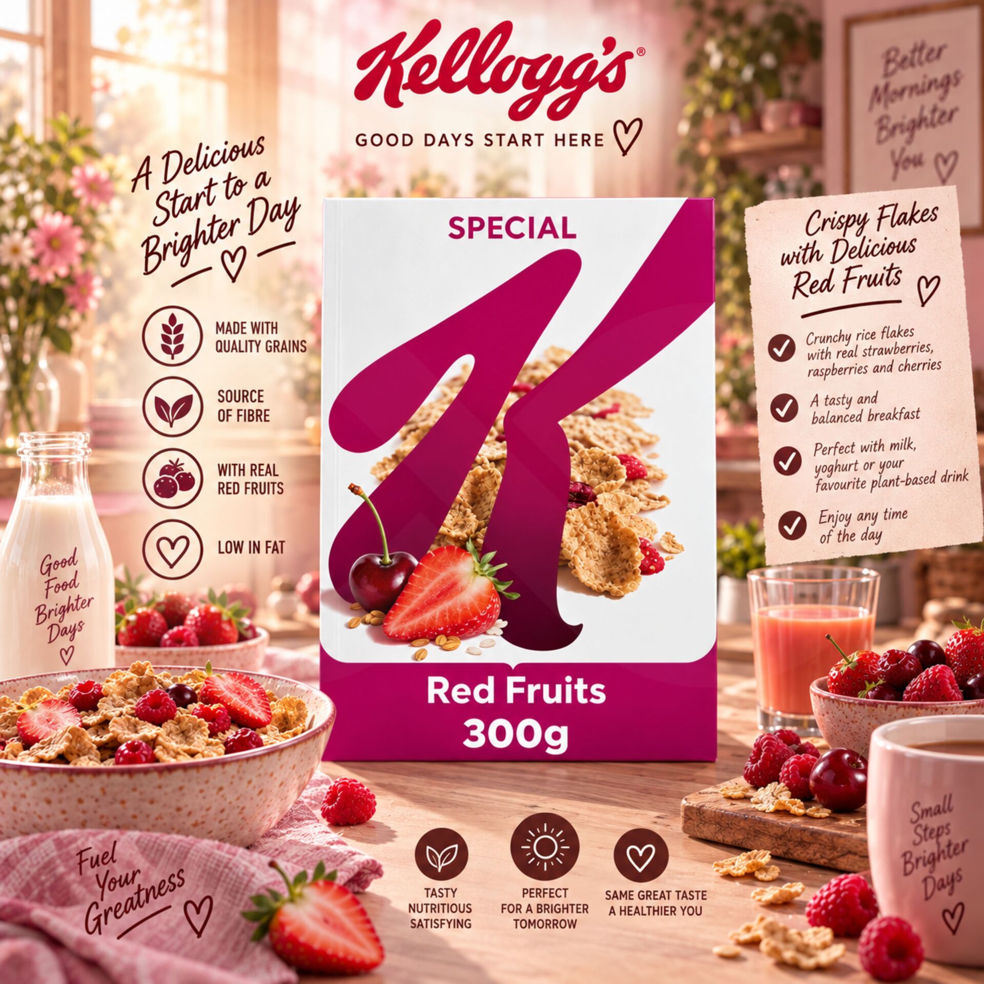 KELLOGGS® Cereali Special K Red Fruits 300gr