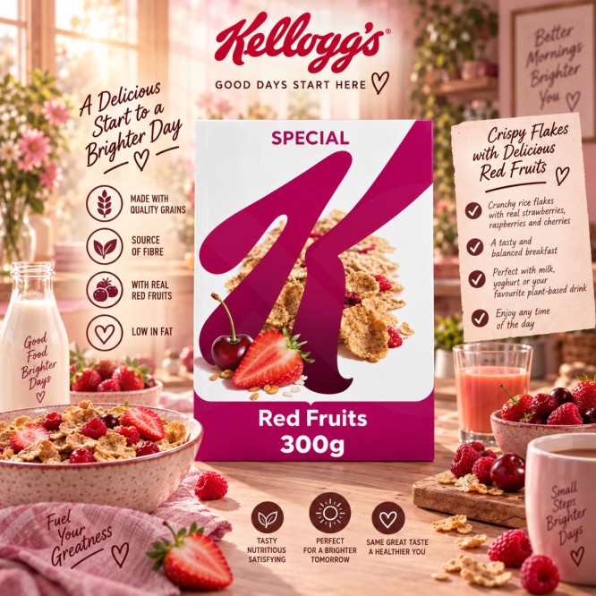 KELLOGGS� Cereali Special K Red Fruits 300gr