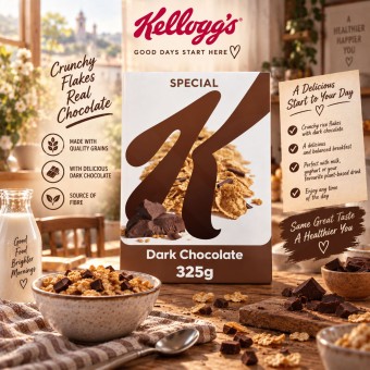 KELLOGGS® Special K Dark Chocolate Cereal 325gr