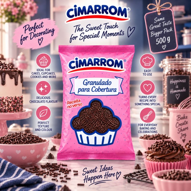 CIMARROM® Granulado de Chocolate 500gr