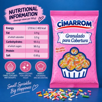 CIMARROM� Kolorowa Posypka Czekoladowa 500gr
