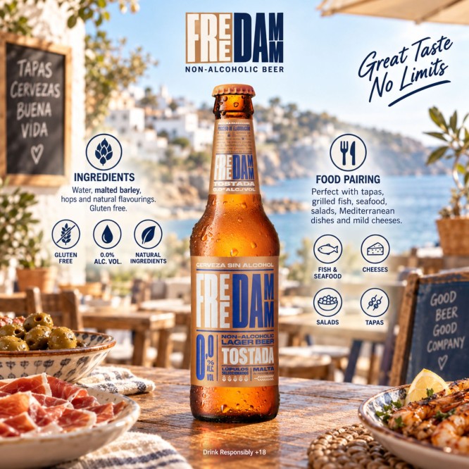 DAMM® Cerveza Sin Gluten 0,0% Alc. 250ml