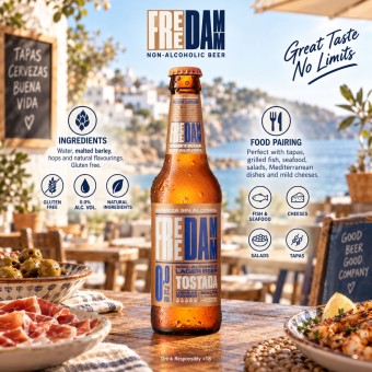 DAMM® Cerveza Sin Gluten 0,0% Alc. 250ml