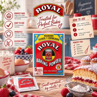 ROYALŪ Baking Powder 80gr
