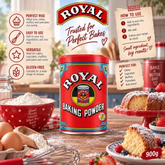 ROYAL® Backpulver 900gr