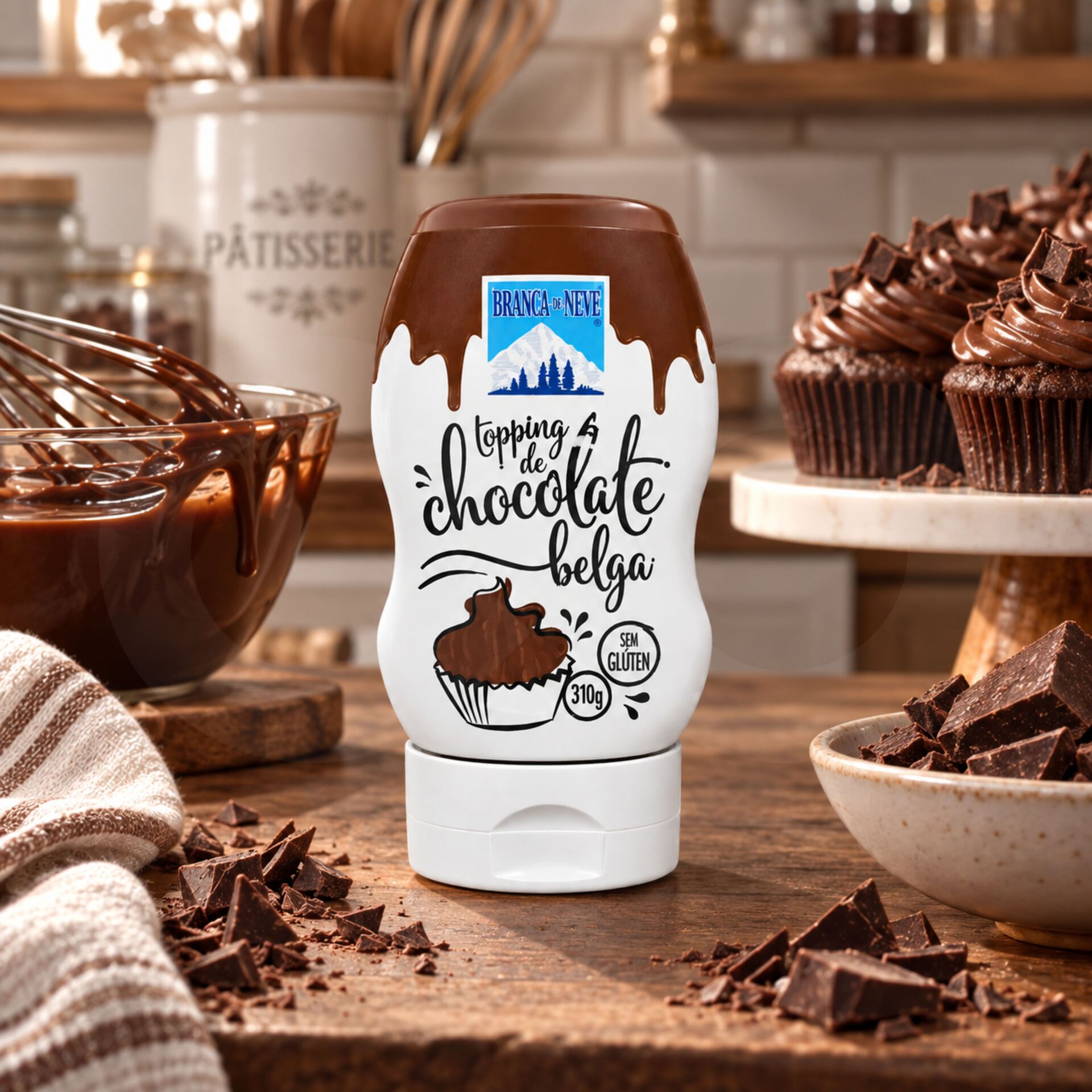 BRANCA DE NEVE® Topping de Chocolate Belga 390gr