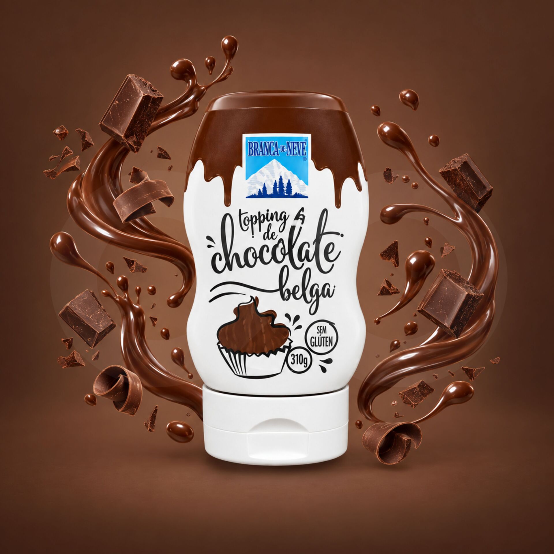 BRANCA DE NEVE® Topping de Chocolate Belga 390gr