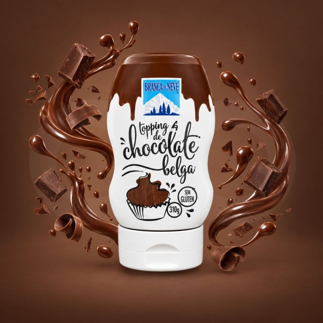 BRANCA DE NEVE® Topping de Chocolate Belga 390gr