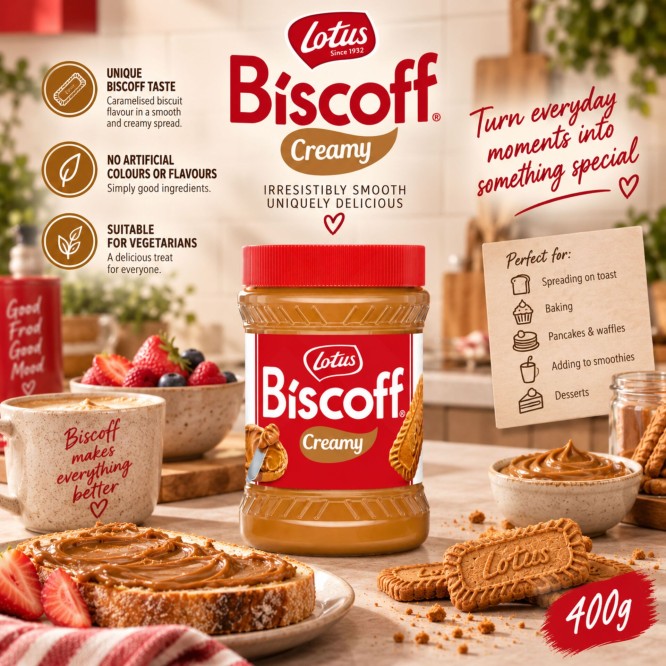 LOTUS BISCOFF® Pâte à Tartiner 400gr