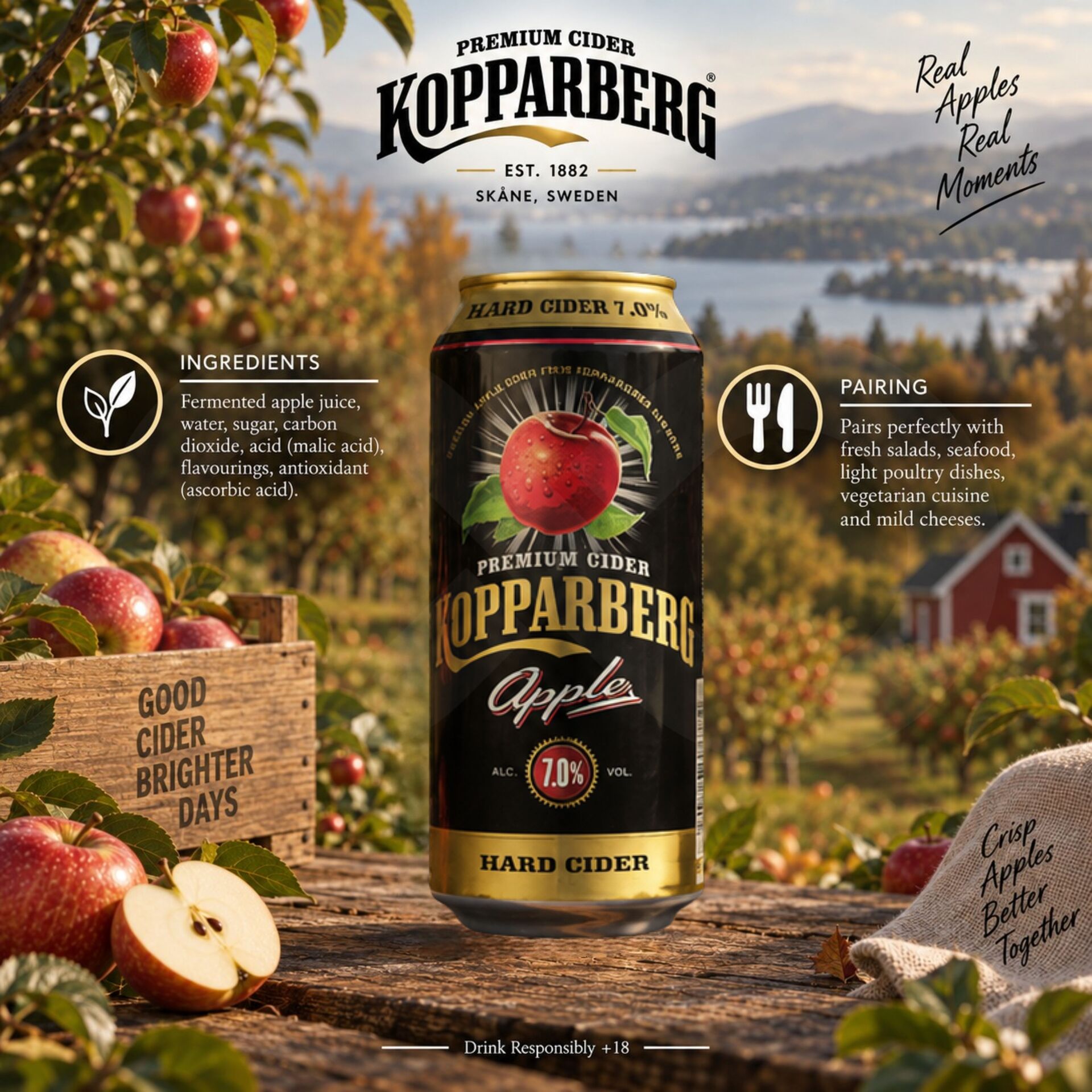 KOPPARBERG® Sidra de Maçã 500ml