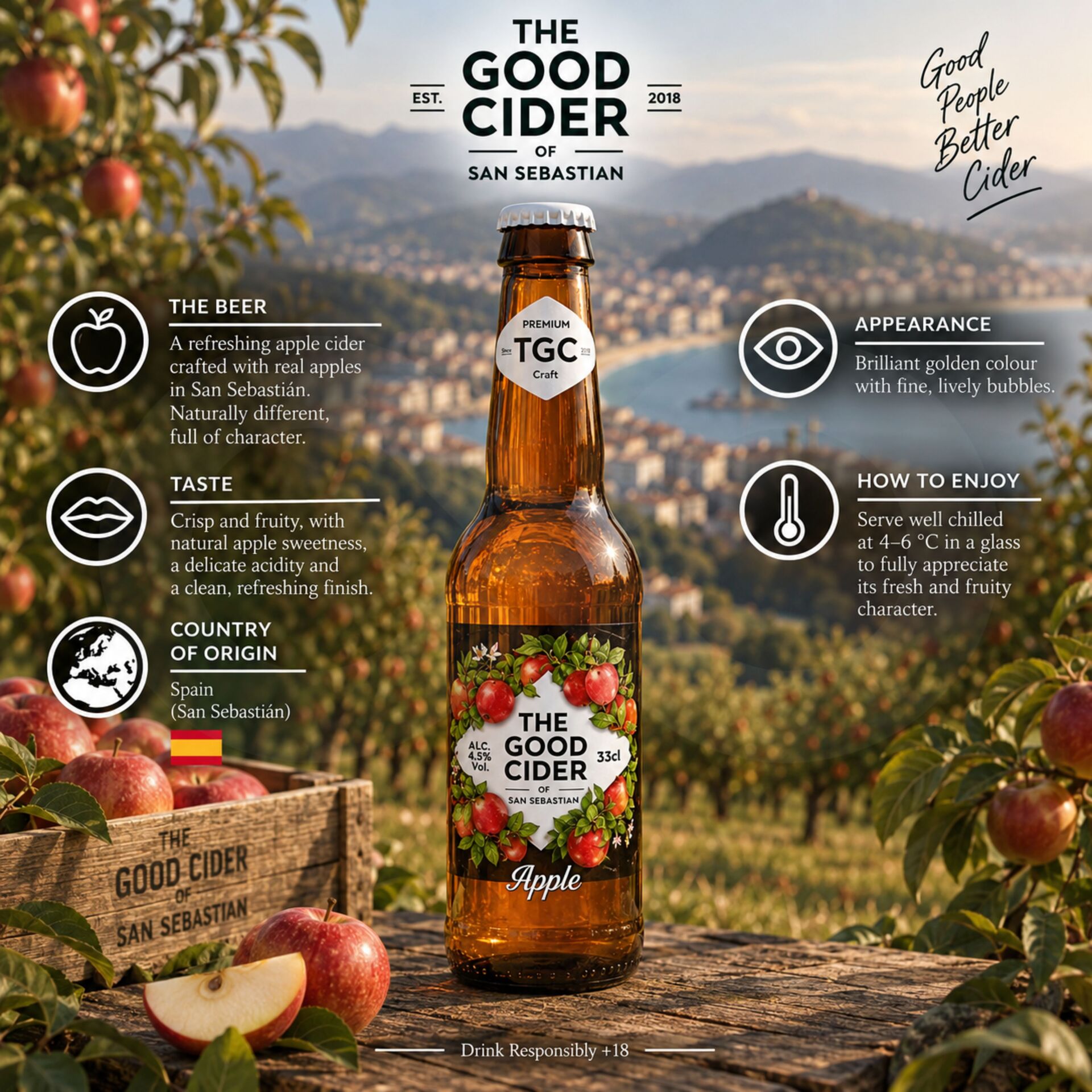THE GOOD CIDER® Appel 330ml