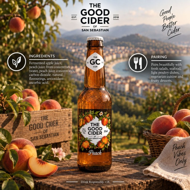 THE GOOD CIDER® Perzik 330ml