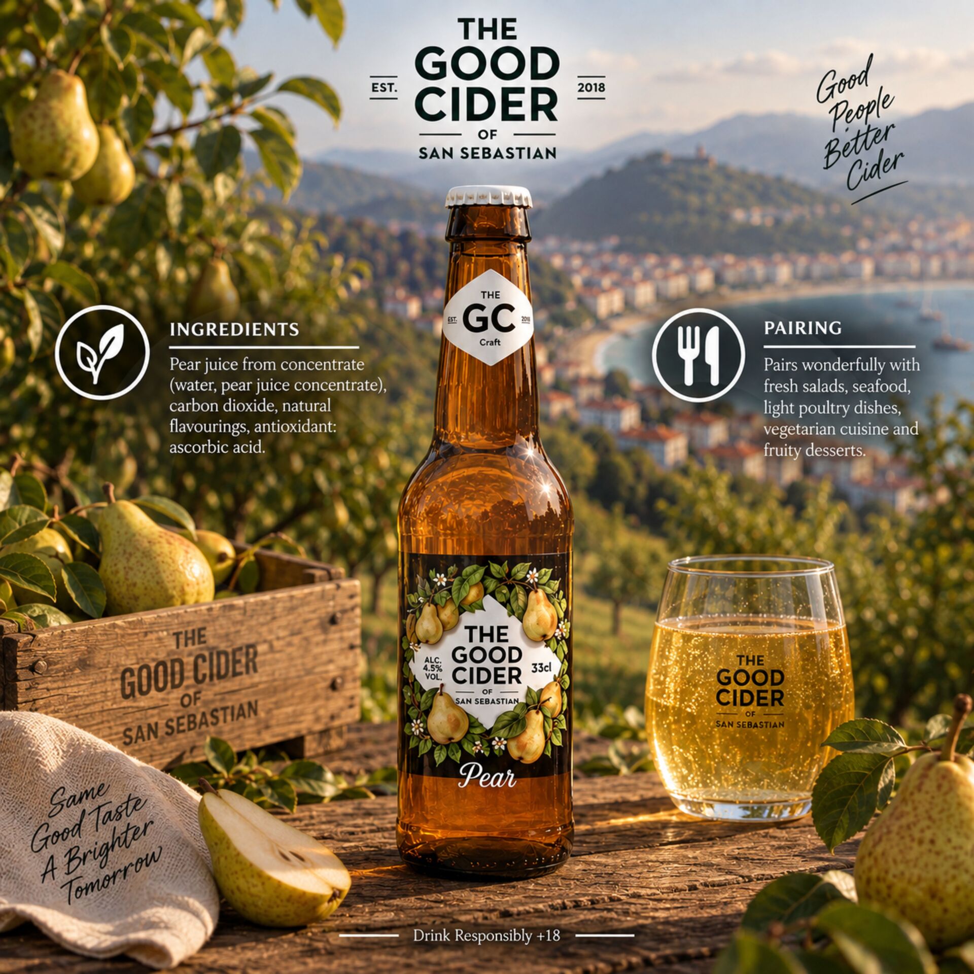 THE GOOD CIDER® Pera 330ml