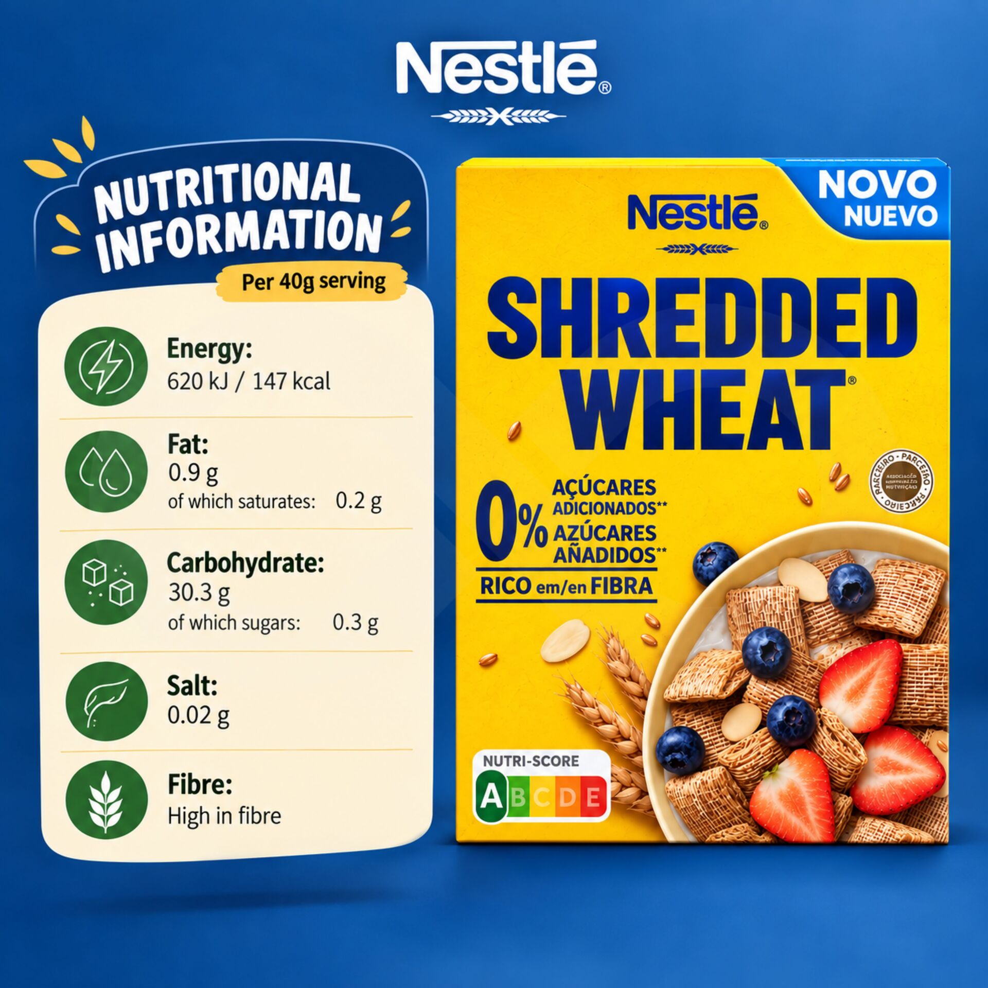 NESTLÉ® Shredded Wheat 370gr