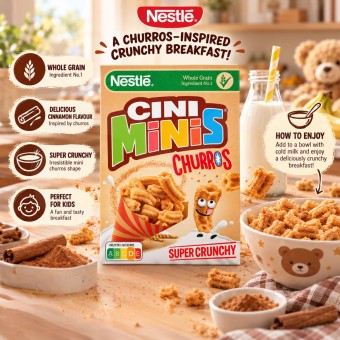 NESTLÉ® Cini Minis Churros 360gr