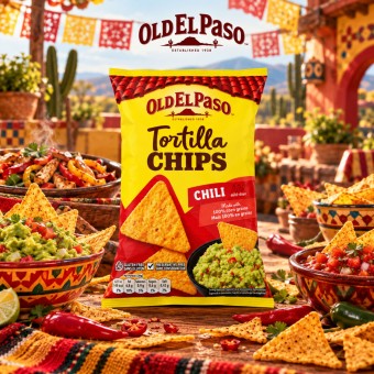OLD EL PASO® Tortilla Nachips Chili 185g