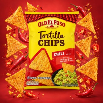 OLD EL PASO� Tortilla Nachips Chili 185g