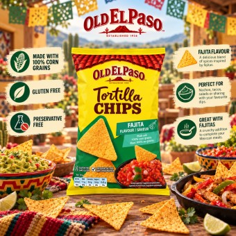 OLD EL PASO� Tortilla Nachips Fajita 185g