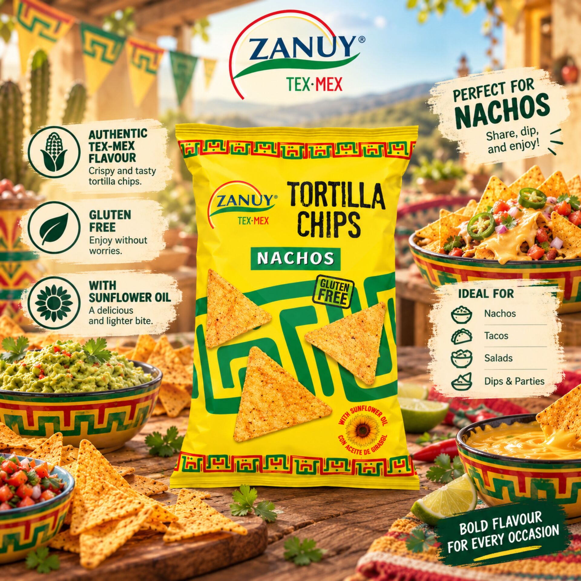 ZANUY® Tortilla Chips 454g