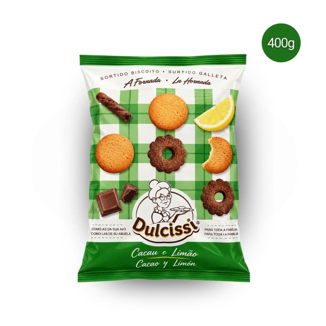 DULCISSI® Galletas de Cacao y Limón 400g