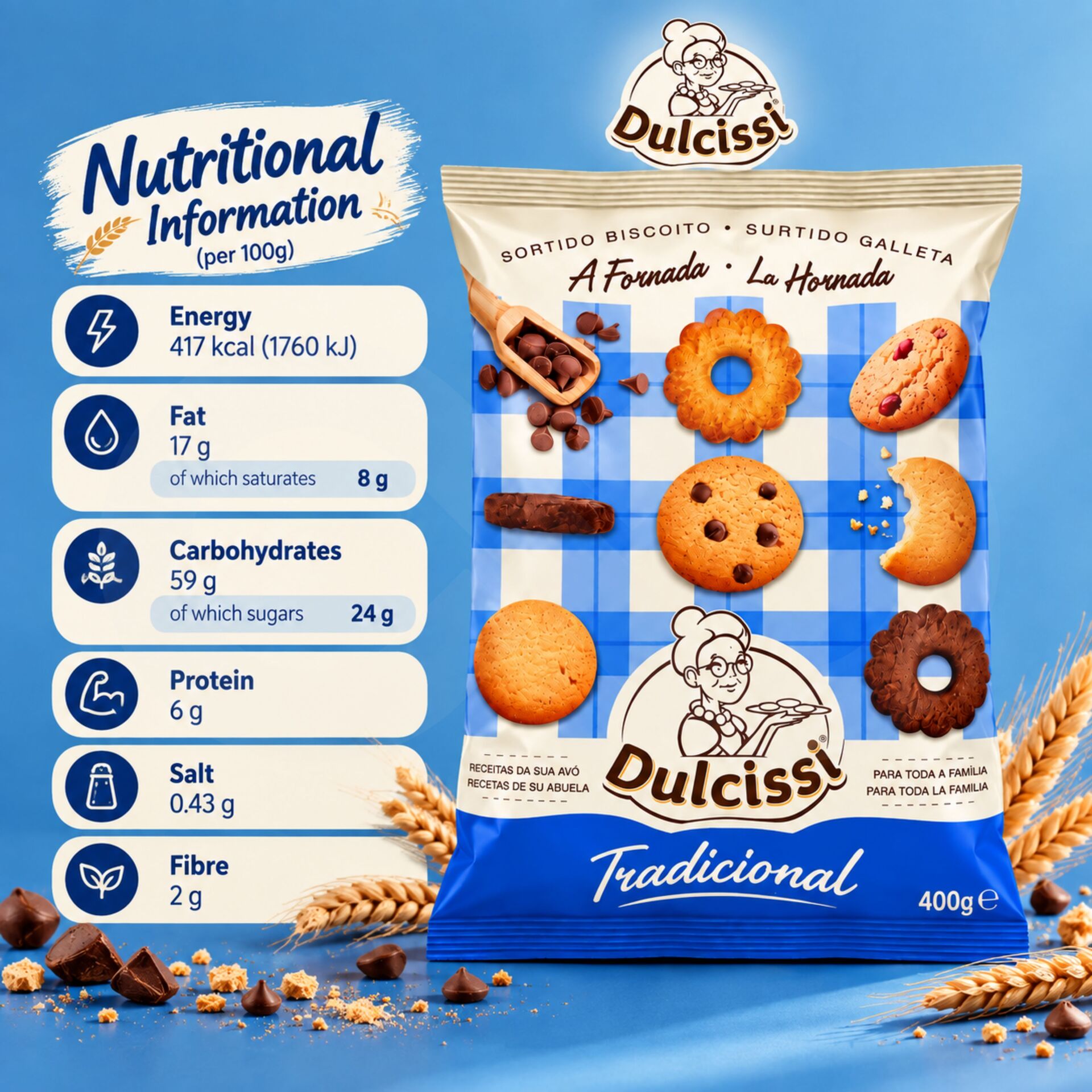 DULCISSI® Biscuit Traditionnel 400gr