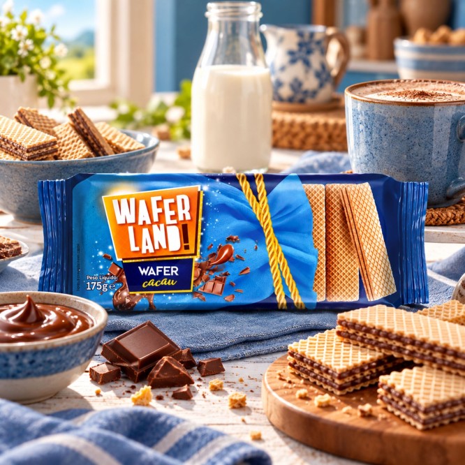 WAFERLAND!® Gaufrette au Cacao 175g