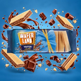 WAFERLAND!� Cocoa Wafer 175g