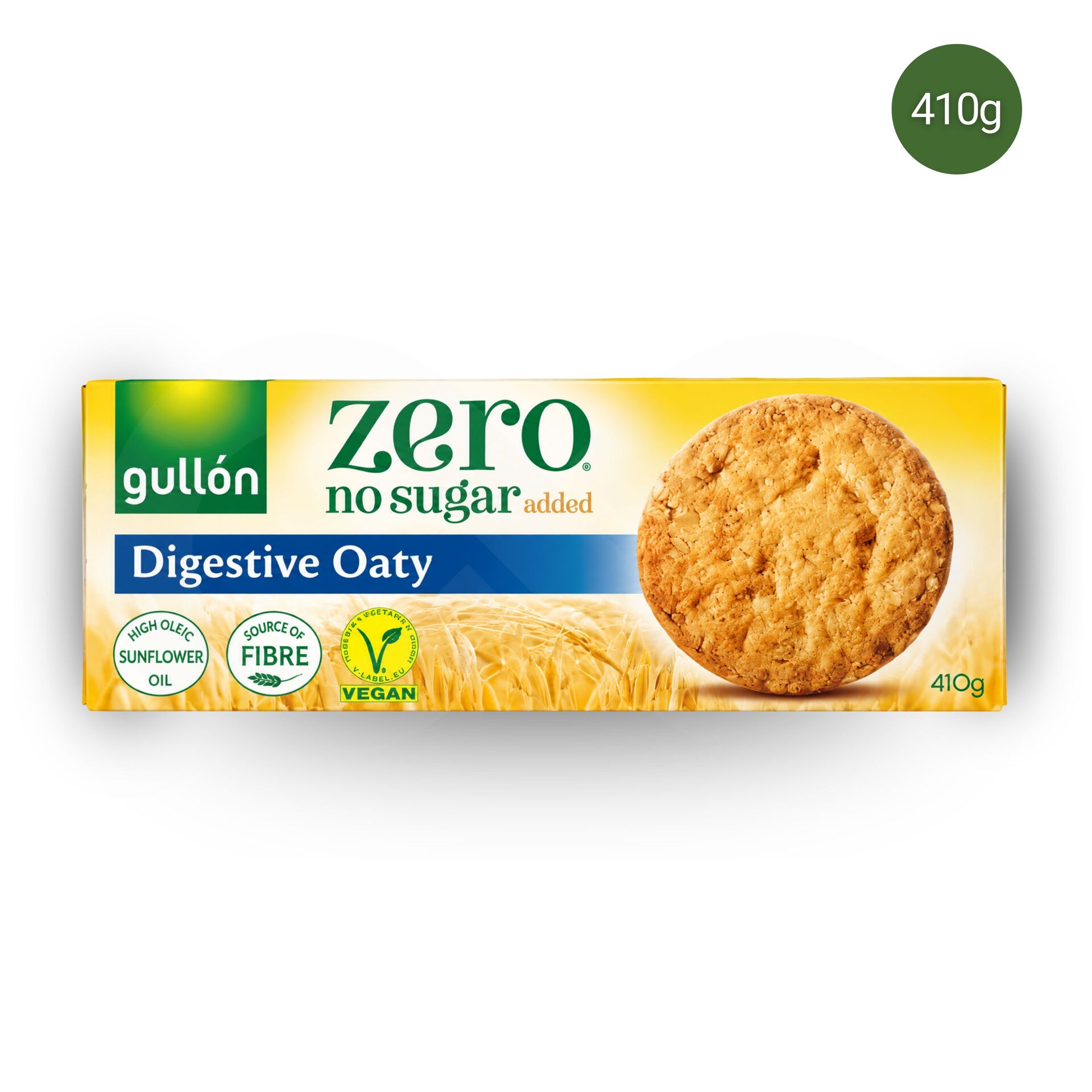 GULLÓN® Zero Digestive Oaty Biscuits 410gr