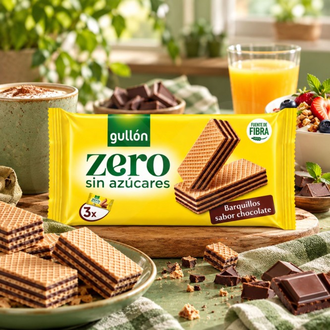 GULLÓN® Wafer Zero Cioccolato 180gr