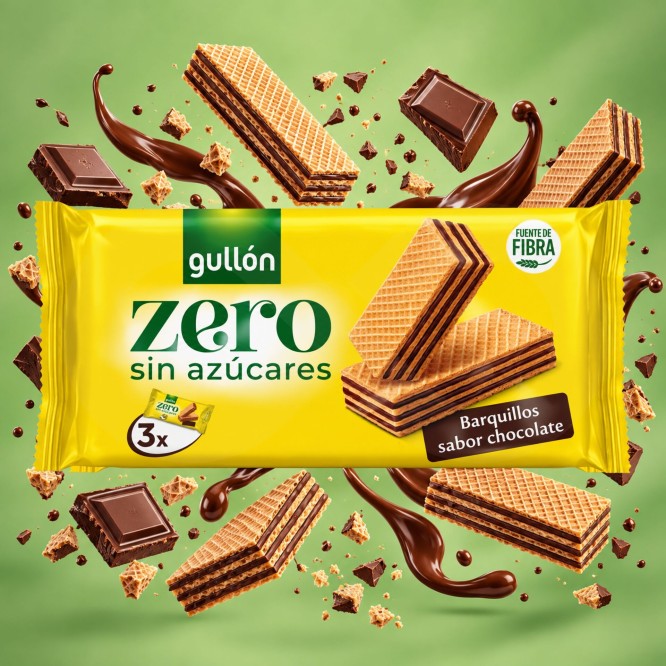 GULLÓN® Wafer Zero Cioccolato 180gr