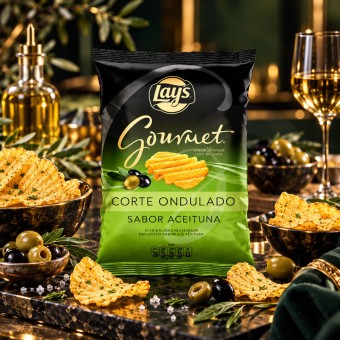 LAY’S® Gourmet Olive Riffelschnitt 120g