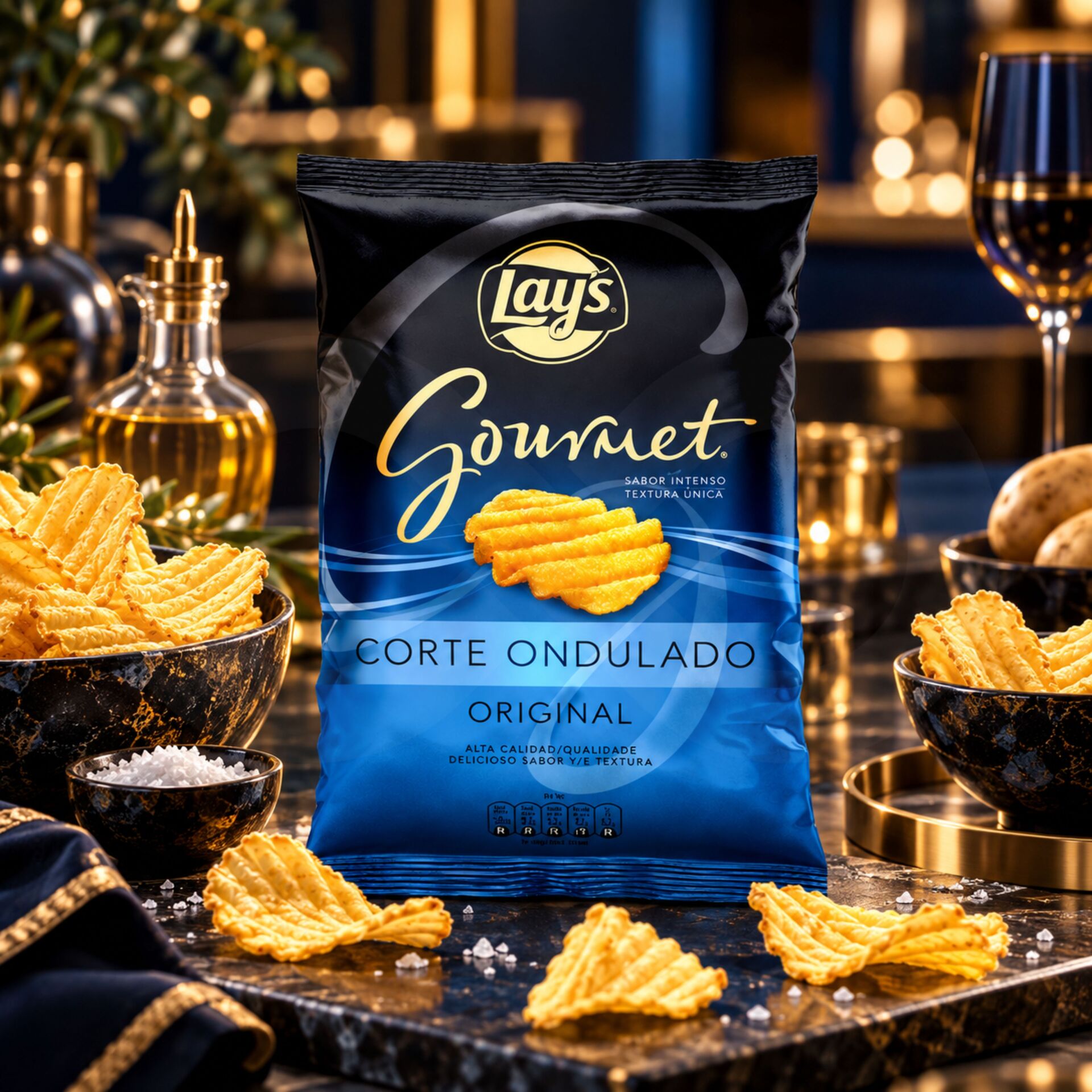 LAY’S® Gourmet Original Corte Ondulado 120g