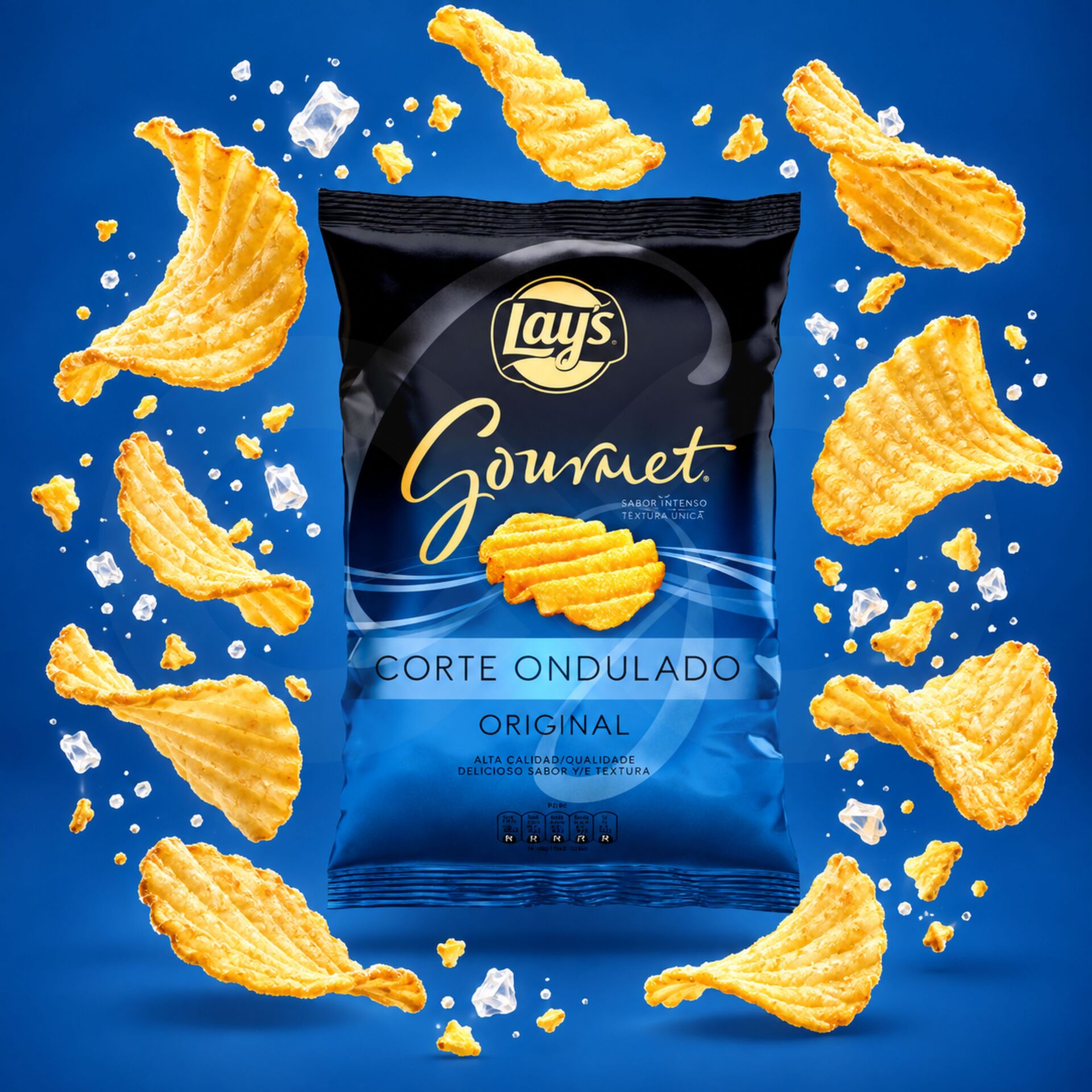 LAY’S® Gourmet Original Corte Ondulado 120g