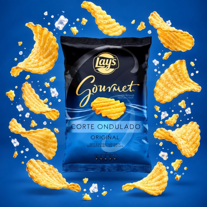 LAY’S® Gourmet Original Corte Ondulado 120g