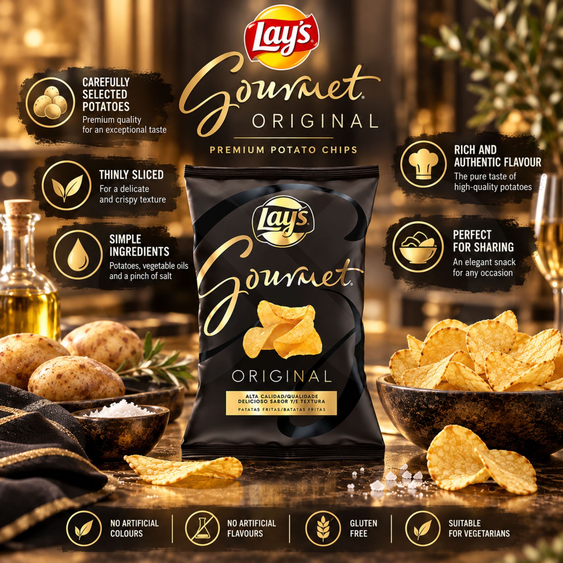 LAY’S® Gourmet Original 120g