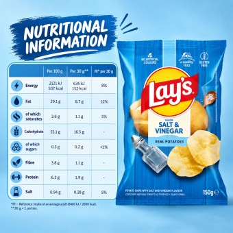 LAY’S® Salt & Vinegar 150g