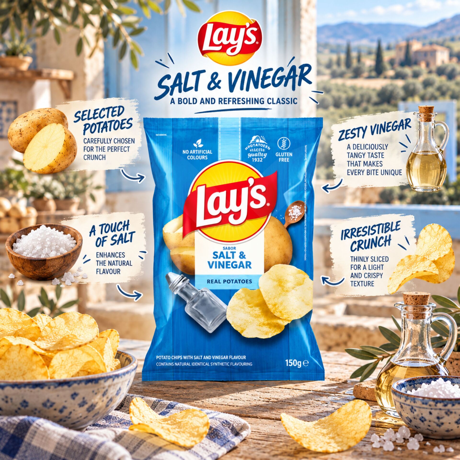 LAY’S® Salt & Vinegar 150g