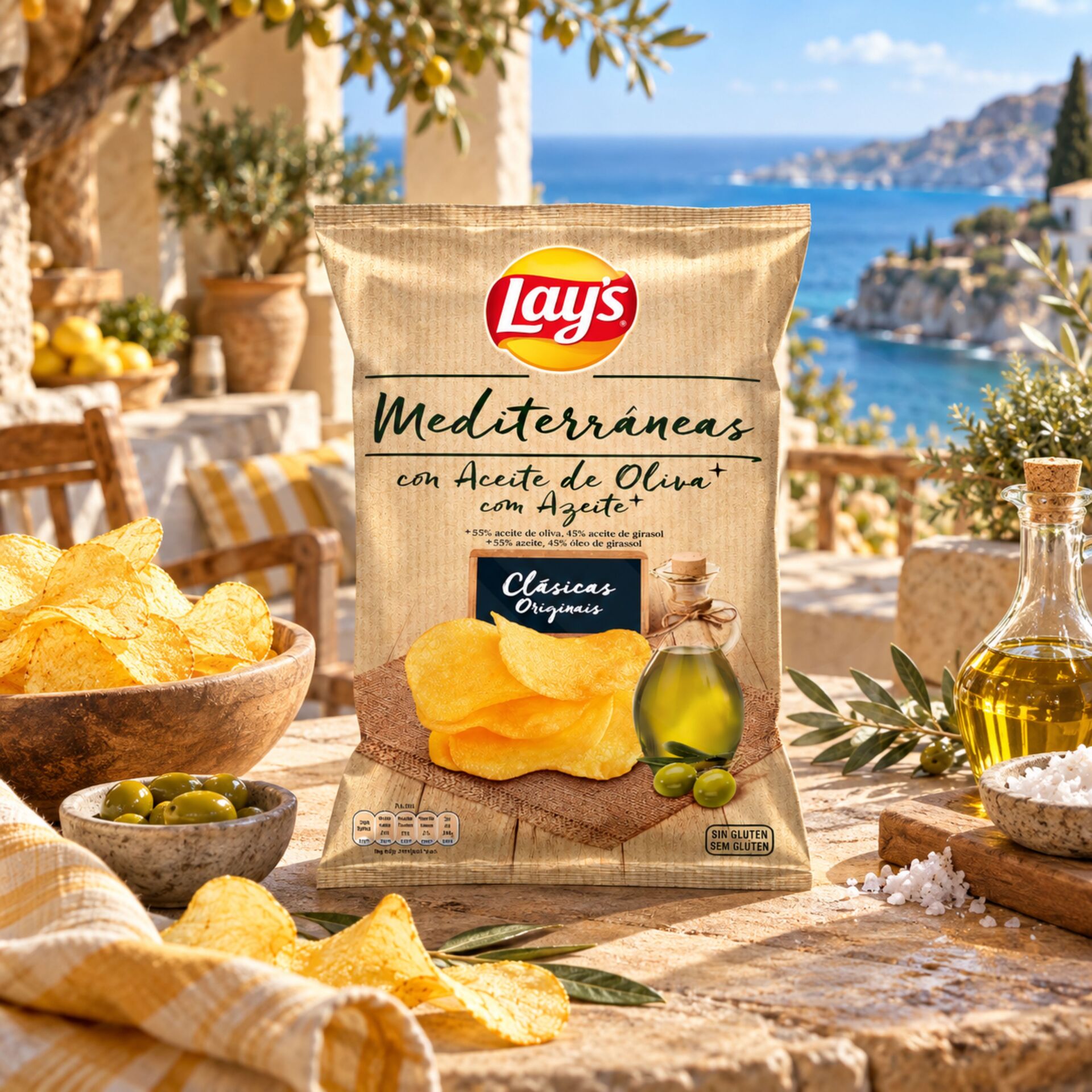 LAY’S® Sródziemnomorskie Chipsy z Oliwa z Oliwek 120g