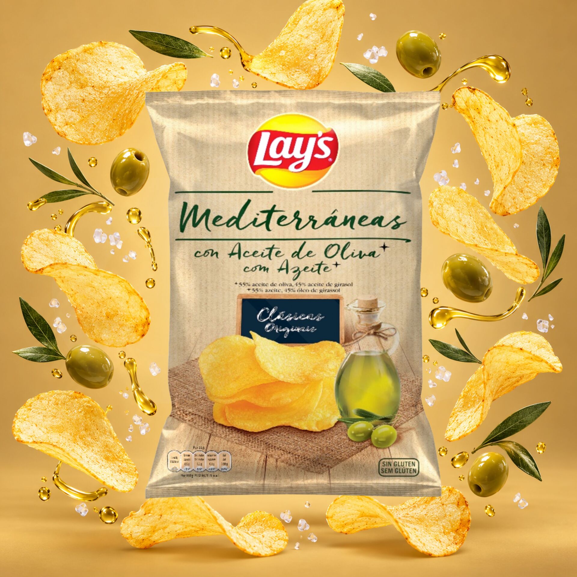 LAY’S® Sródziemnomorskie Chipsy z Oliwa z Oliwek 120g
