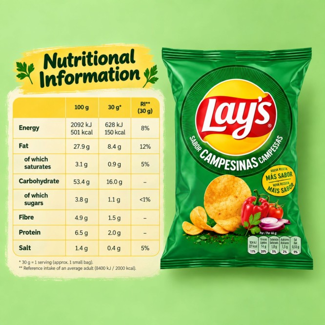 LAYS® Camponesas 44g