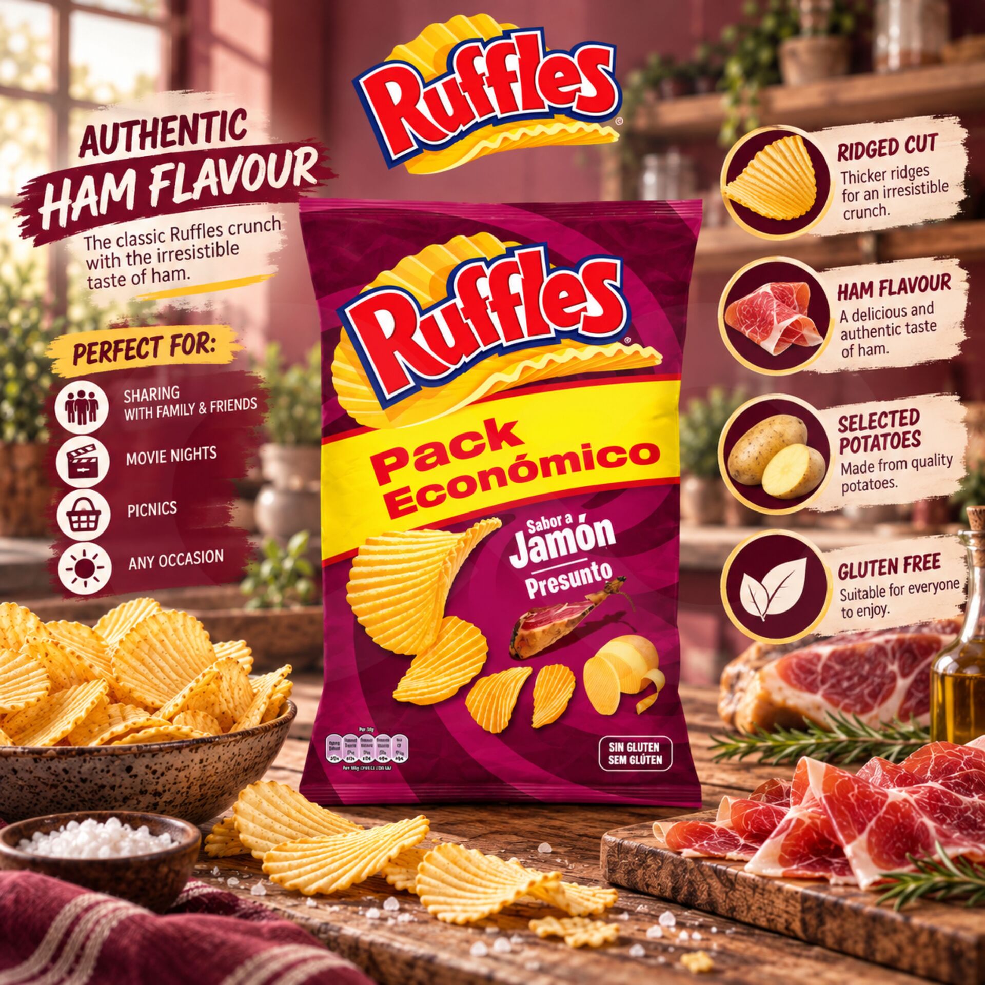 RUFFLES® Ham 200g